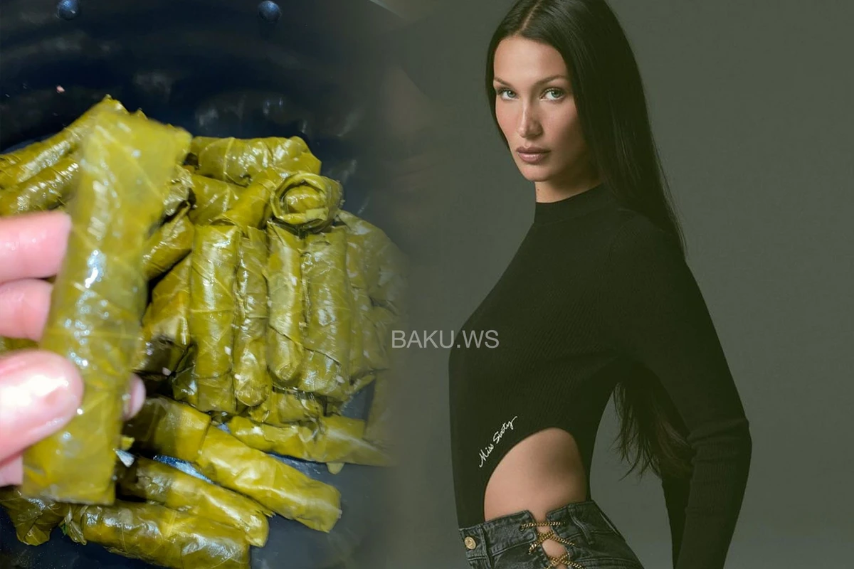 Bella Hadid Azərbaycan mətbəxinə müraciət etdi - FOTO/VİDEO