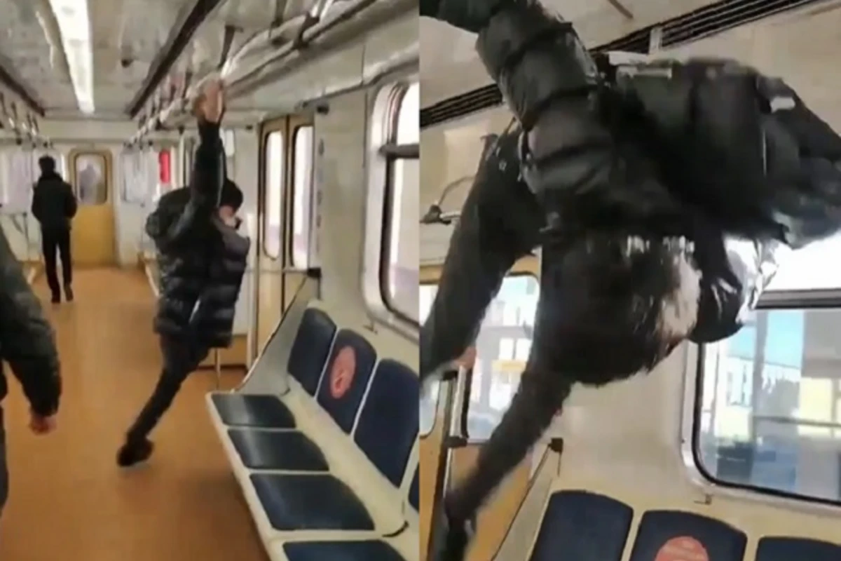 Metro ilə əyləncə mərkəzini səhv salan gənclərlə bağlı araşdırma başladı - VİDEO - YENİLƏNİB
