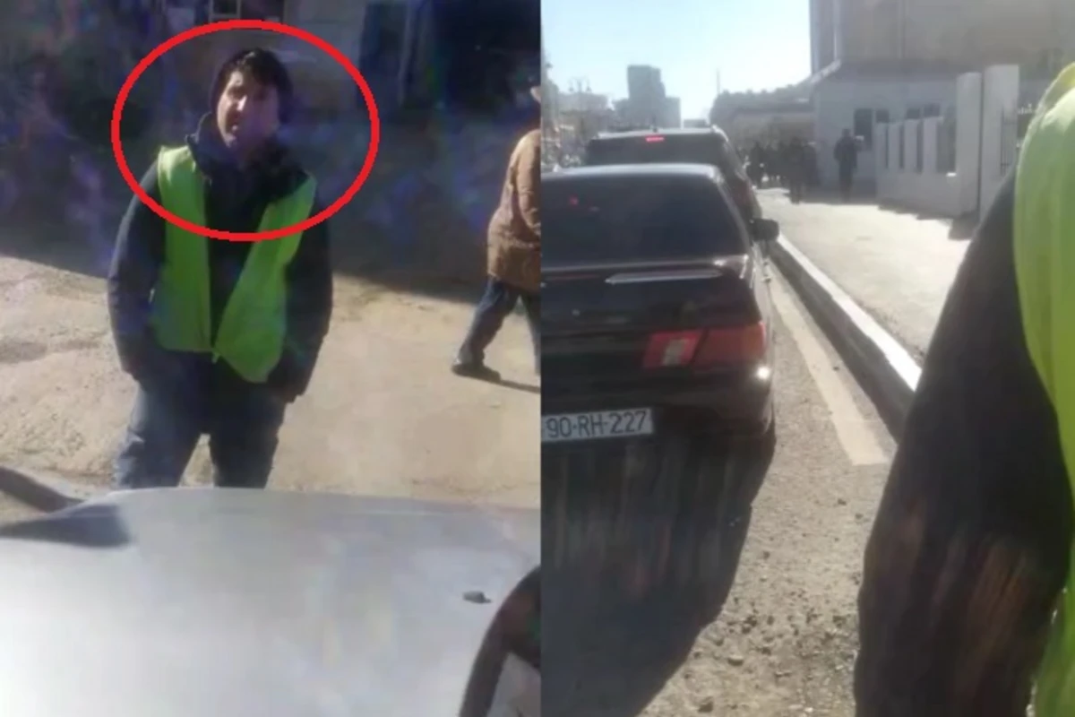 Bakıda parkovşiklə vətəndaş arasında qalmaqal: Burada birinizi görsəm... - VİDEO Bakıda parkovşiklə vətəndaş arasında qalmaqal: Burada birinizi görsəm... - VİDEO