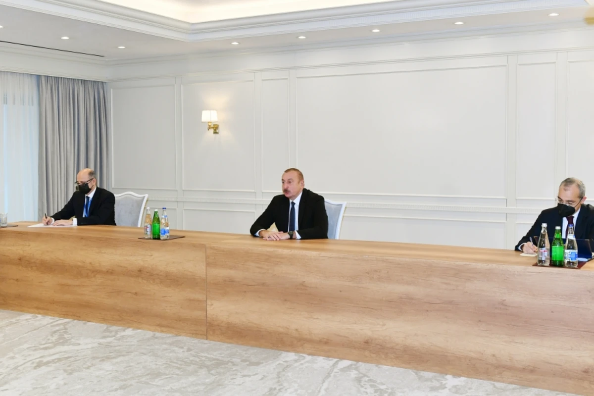 Президент Ильхам Алиев принял делегацию во главе с еврокомиссаром по энергетике - ФОТО