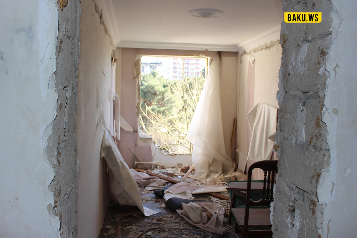 Bakıda sökülən xruşovkalardakı SON VƏZİYYƏT - FOTO/VİDEO