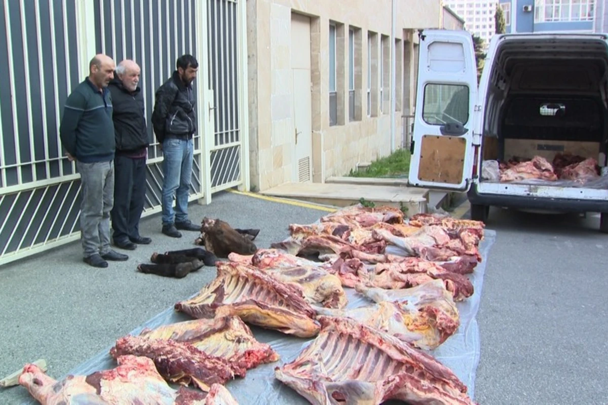 At əti satan şəxslər saxlanıldı - FOTO/VİDEO