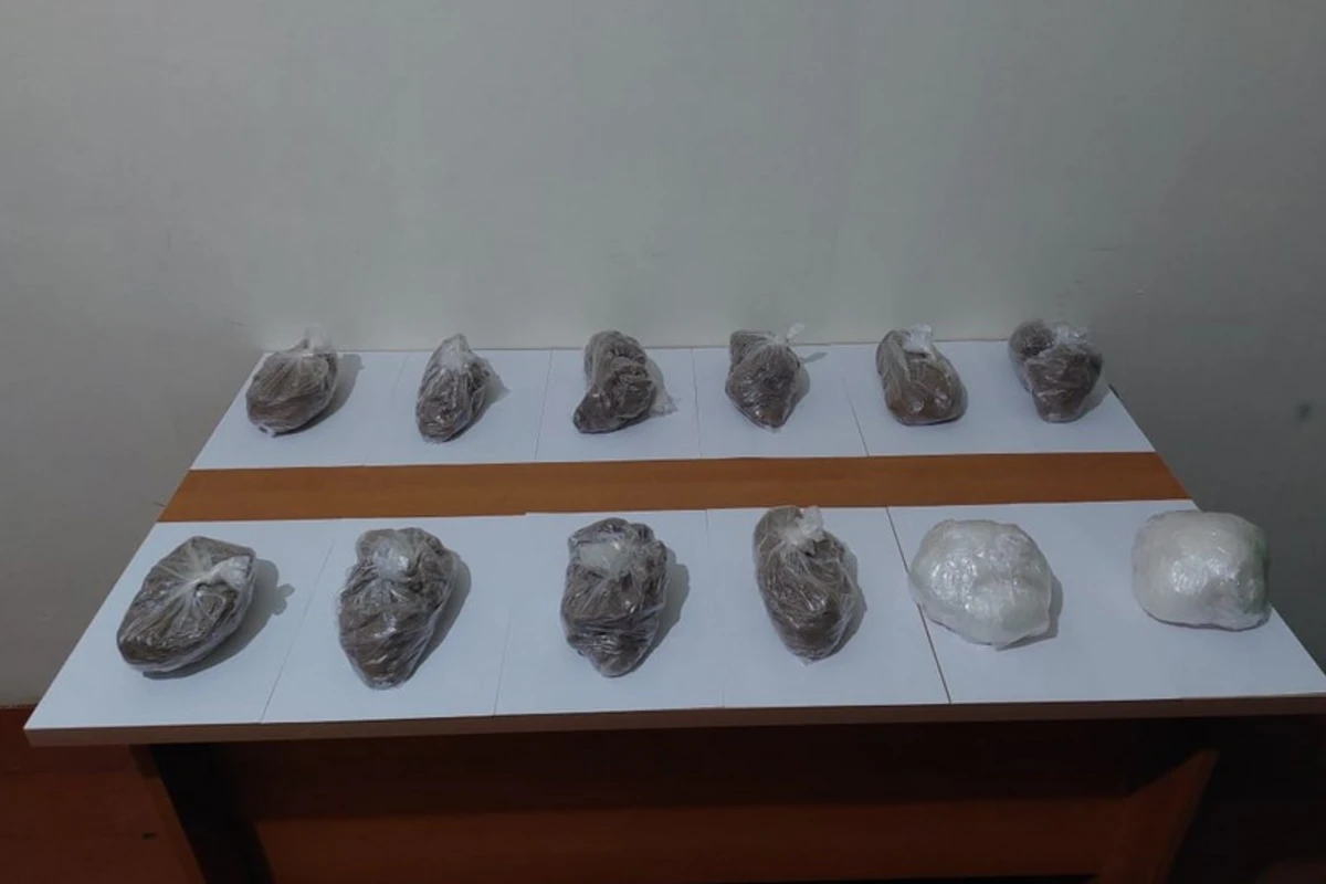 DSX: Dövlət sərhədində 12 kq narkotik aşkarlanıb - FOTO