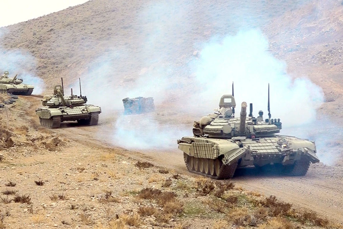 Naxçıvanda tank bölməsi qəfil yoxlanıldı - FOTO/VİDEO