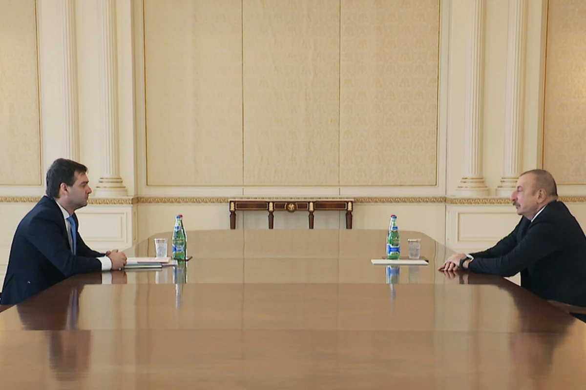 İlham Əliyev Moldova Baş nazirinin müavinini qəbul etdi - YENİLƏNİB