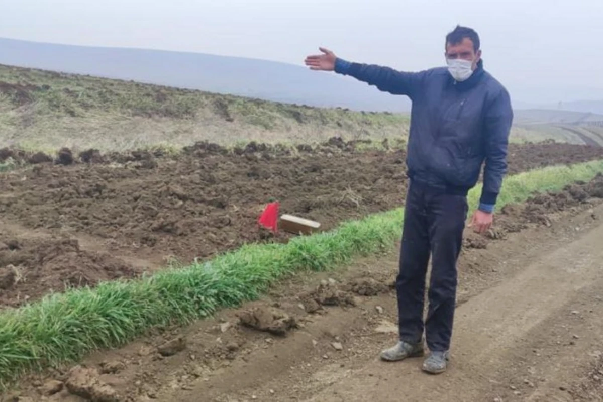 İran vətəndaşı yolu azaraq Azərbaycana keçib - FOTO