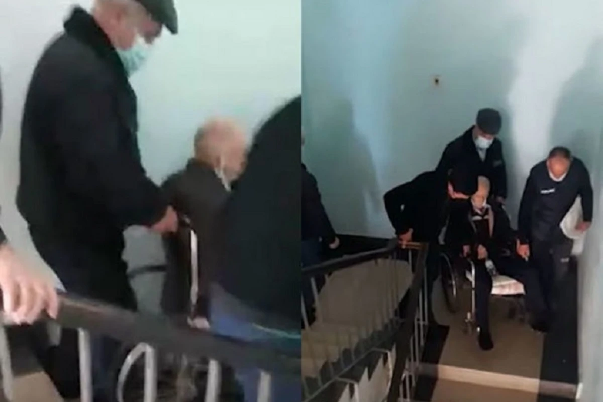 Неисправность лифта в медучреждении создает трудности для пациентов - ВИДЕО