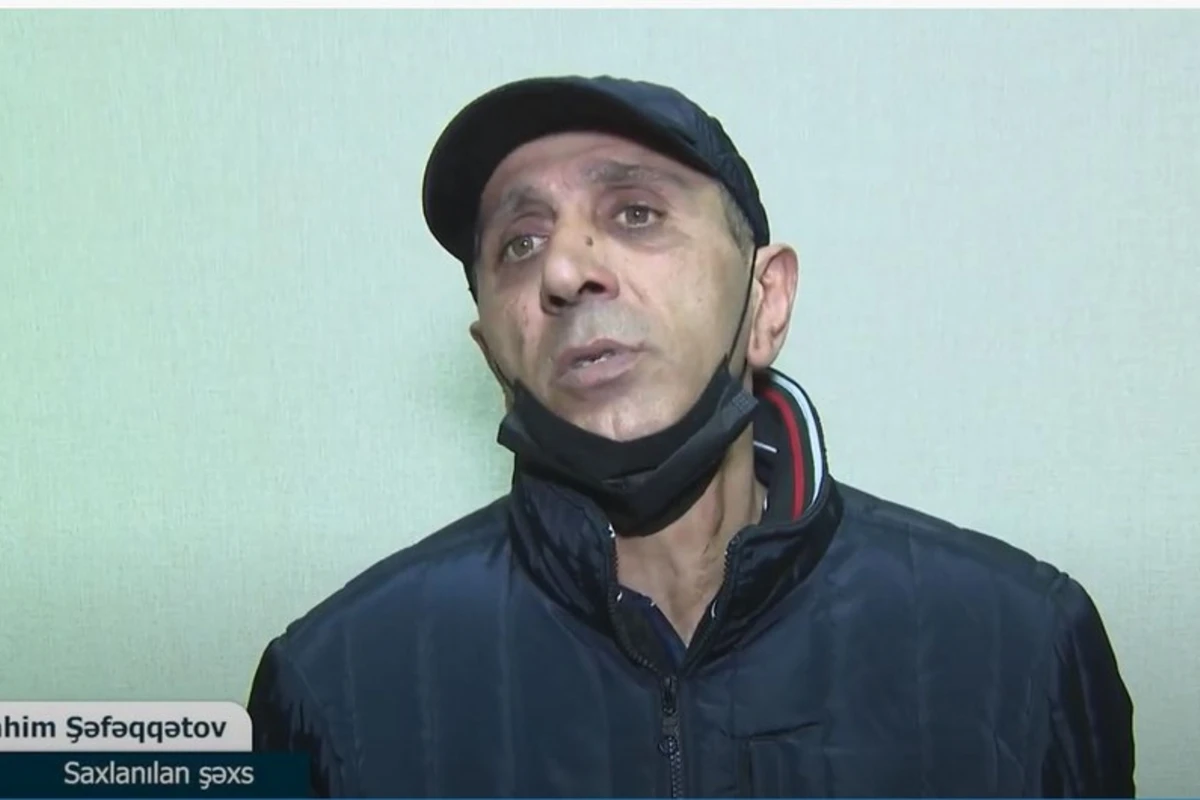 Bakıda keçmiş məhkum “Kalaşnikov”la saxlanıldı - VİDEO