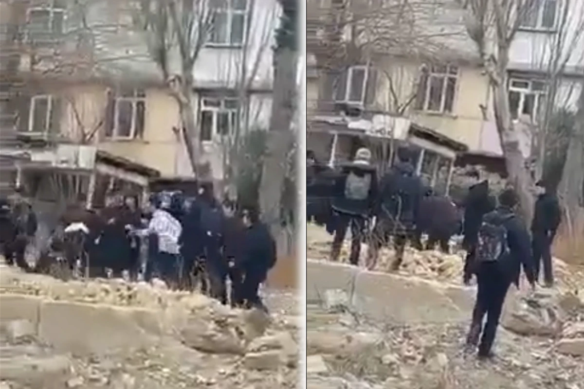 Şagirdlər arasında kütləvi dava ilə bağlı araşdırmalara başlandı - YENİLƏNİB - VİDEO Şagirdlər arasında kütləvi dava ilə bağlı araşdırmalara başlandı - YENİLƏNİB - VİDEO