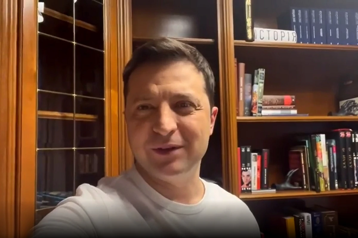Zelenski xalqa  müraciət etdi - VİDEO