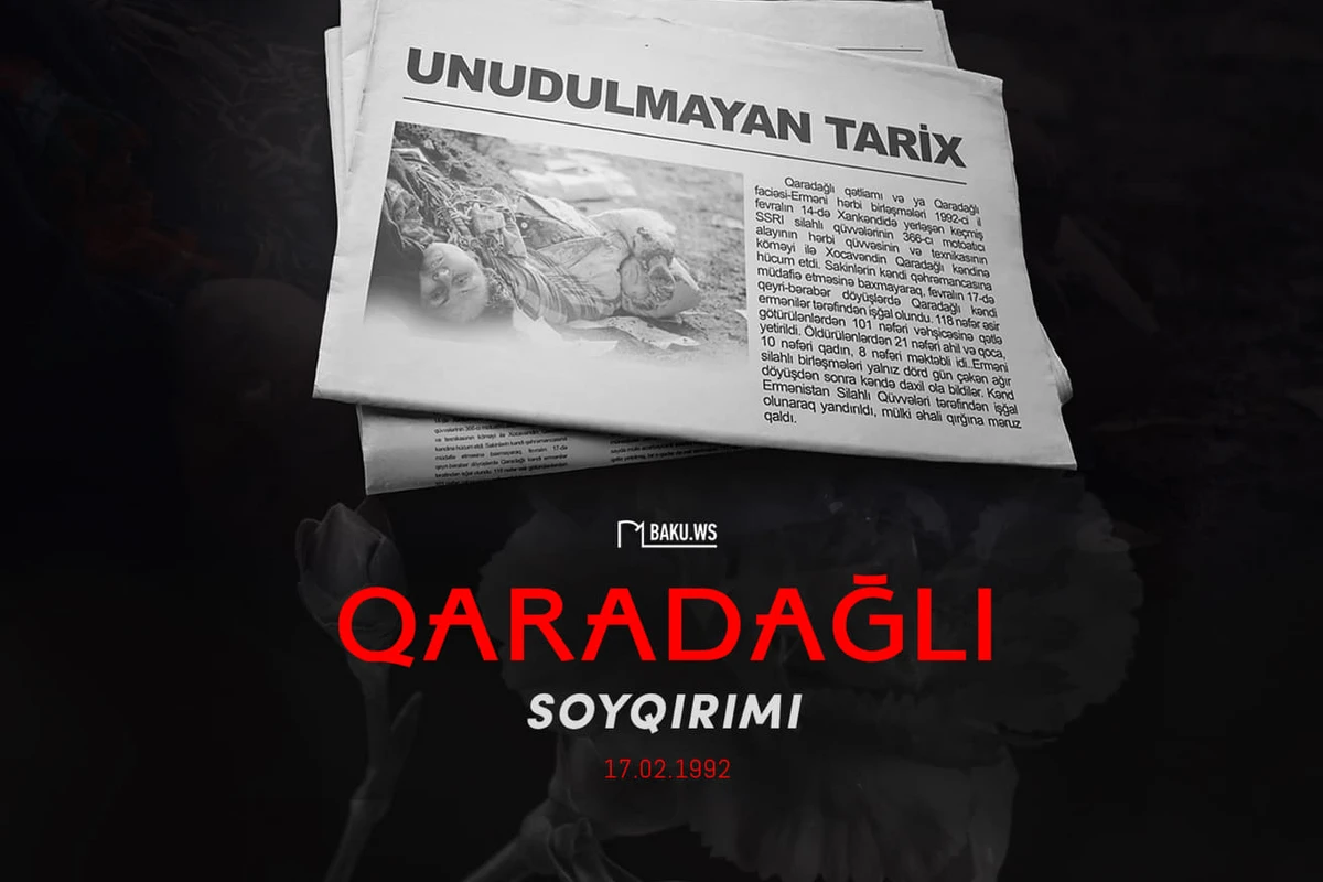 Qaradağlı soyqırımından 30 il ötür