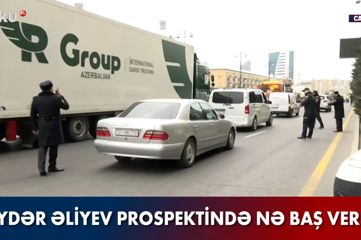 Heydər Əliyev prospektində nə baş verib? - VİDEO