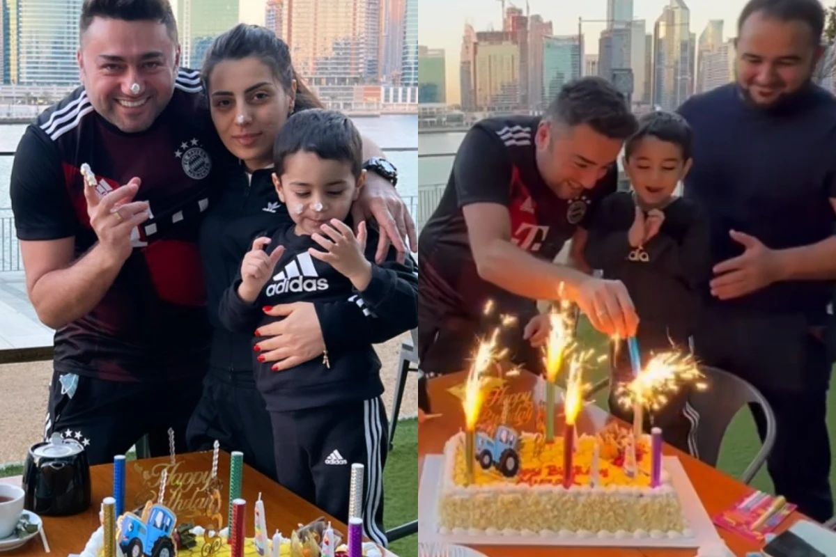 Müşviq Şahverdiyev oğlunun ad gününü Dubayda qeyd etdi - FOTO/VİDEO
