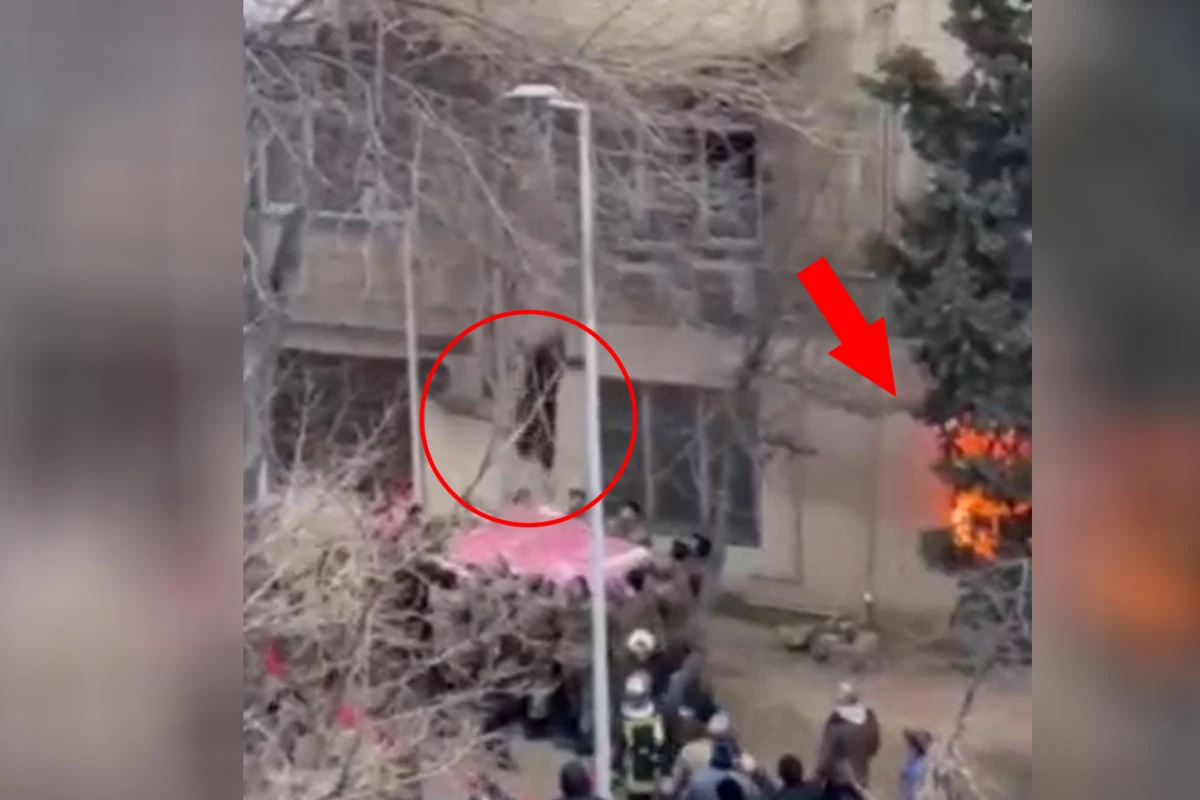 Bakıda binada yanğın: 10 nəfər xilas edilib - ANBAAN VİDEO - YENİLƏNİB