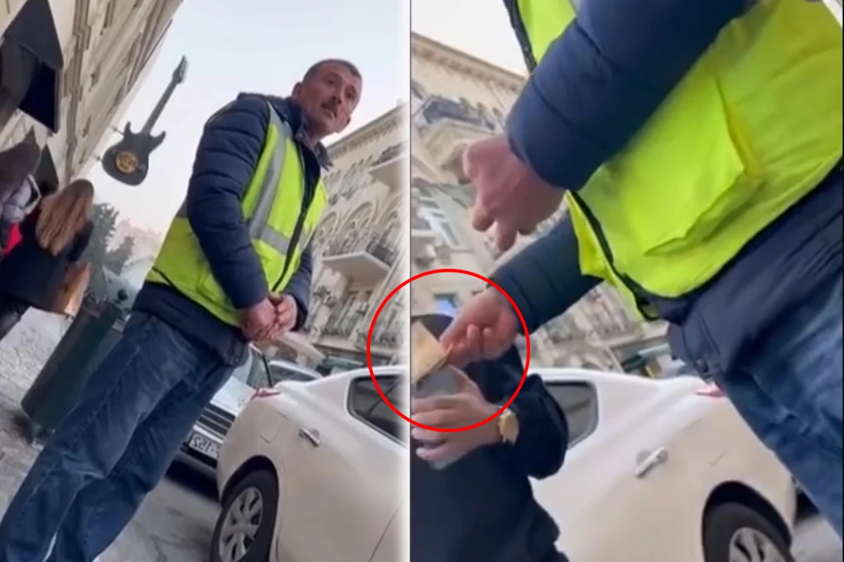 Tarqovıda 5 manat parkinq pulu yığan kimdir? - VİDEO