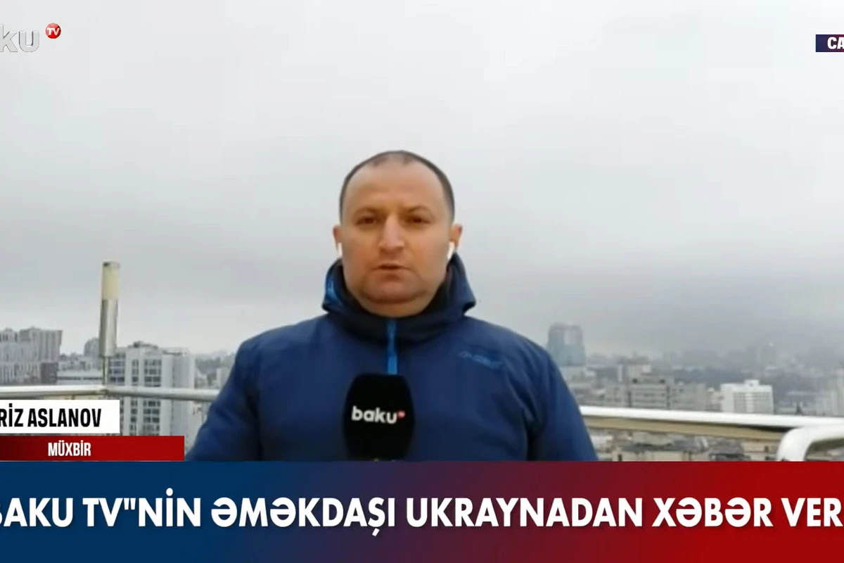 Ситуация в Украине: Baku TV с места событий - ВИДЕО