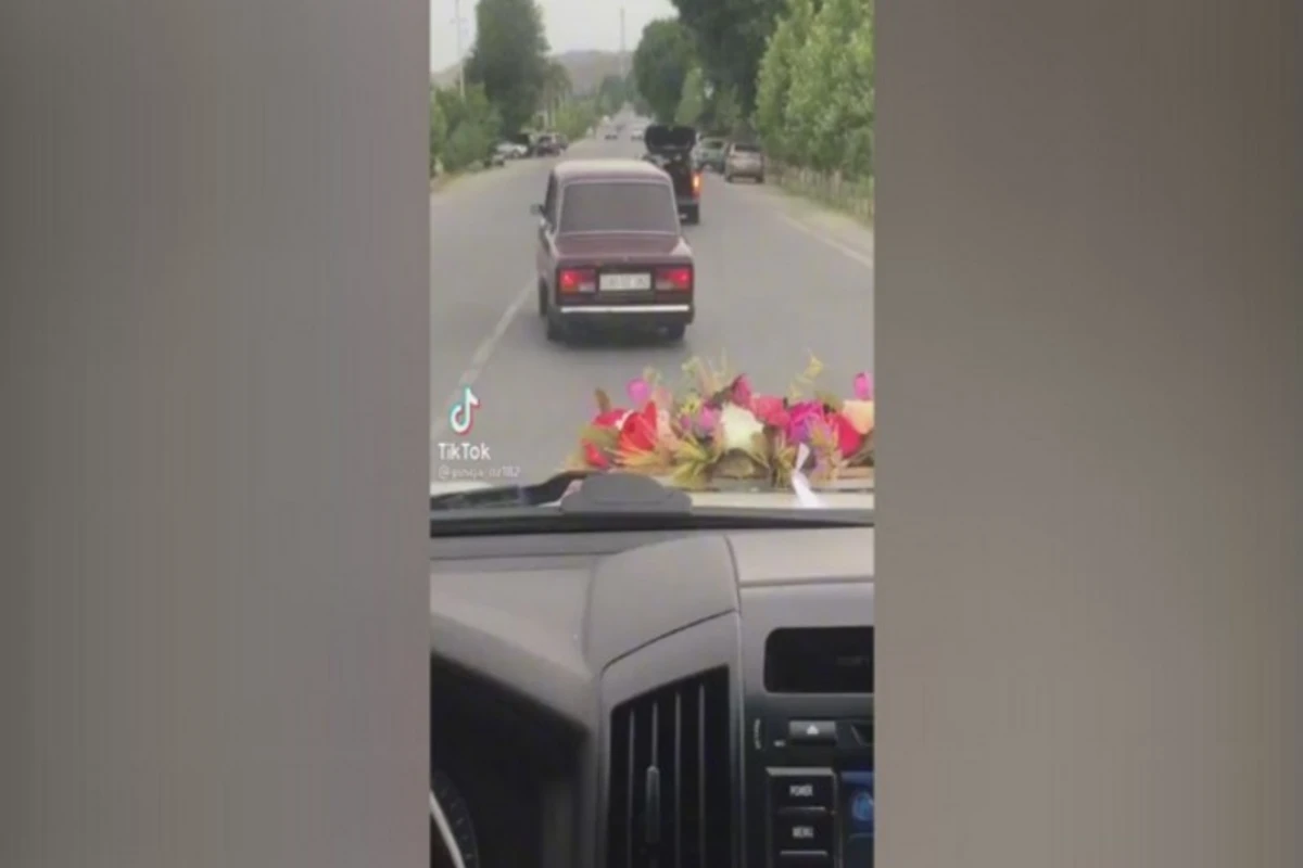 Toy karvanında avtoxuliqanlıq edən sürücü həbs olunub - FOTO