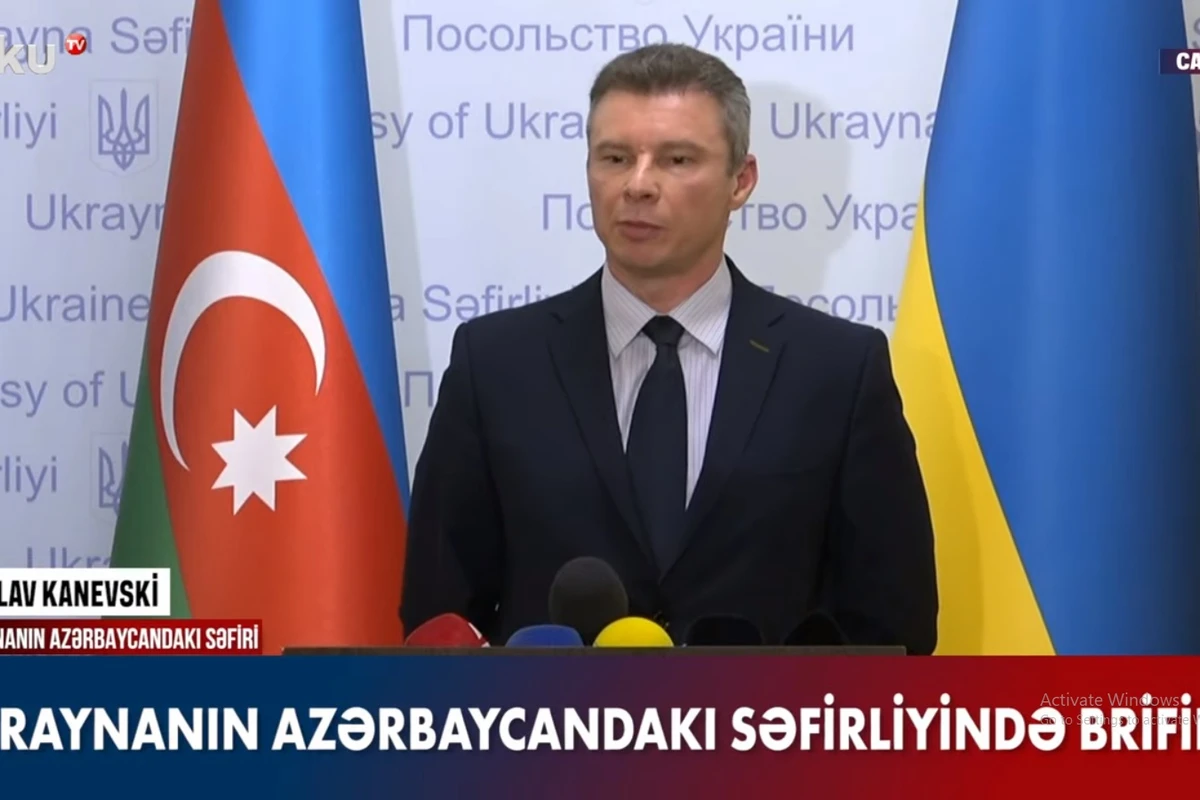 Брифинг в посольстве Украины в Азербайджане - ВИДЕО