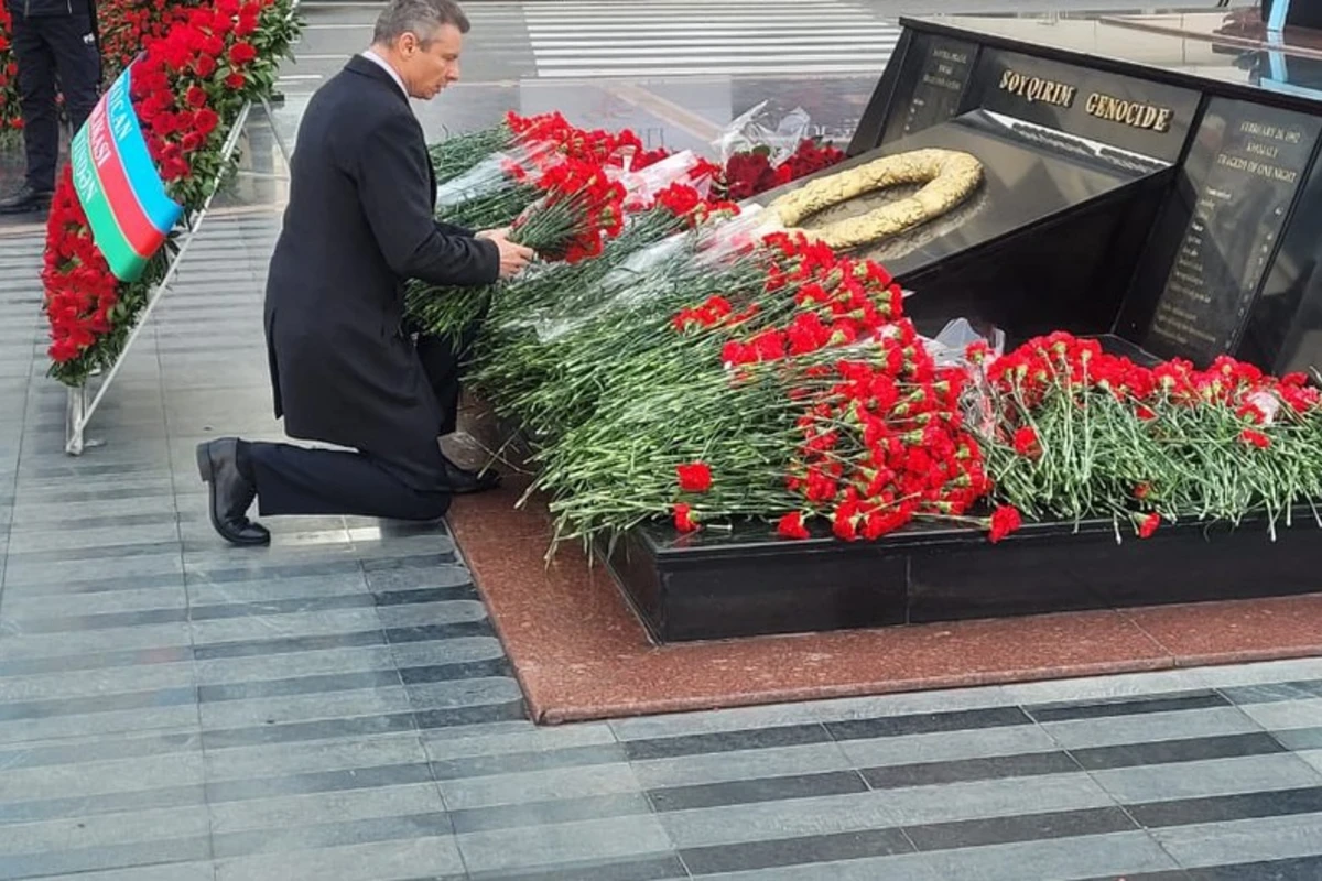 Səfir Xocalı qurbanlarını anıb: Ukrayna Azərbaycan xalqının dərdinə şərikdir! - FOTO