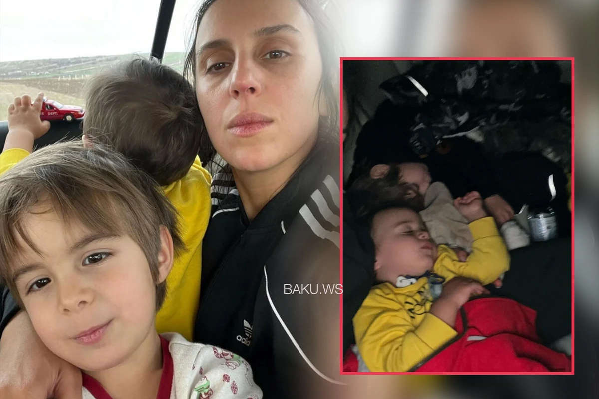 “Avroviziya” qalibi iki uşağı ilə Rumıniyaya sığındı - FOTO