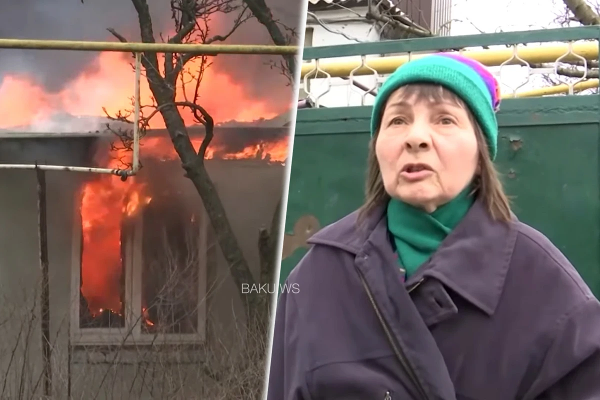 Donetsk sakini: Bizə atəş açırlar, niyə bizi heç kim xilas etmir? - VİDEO