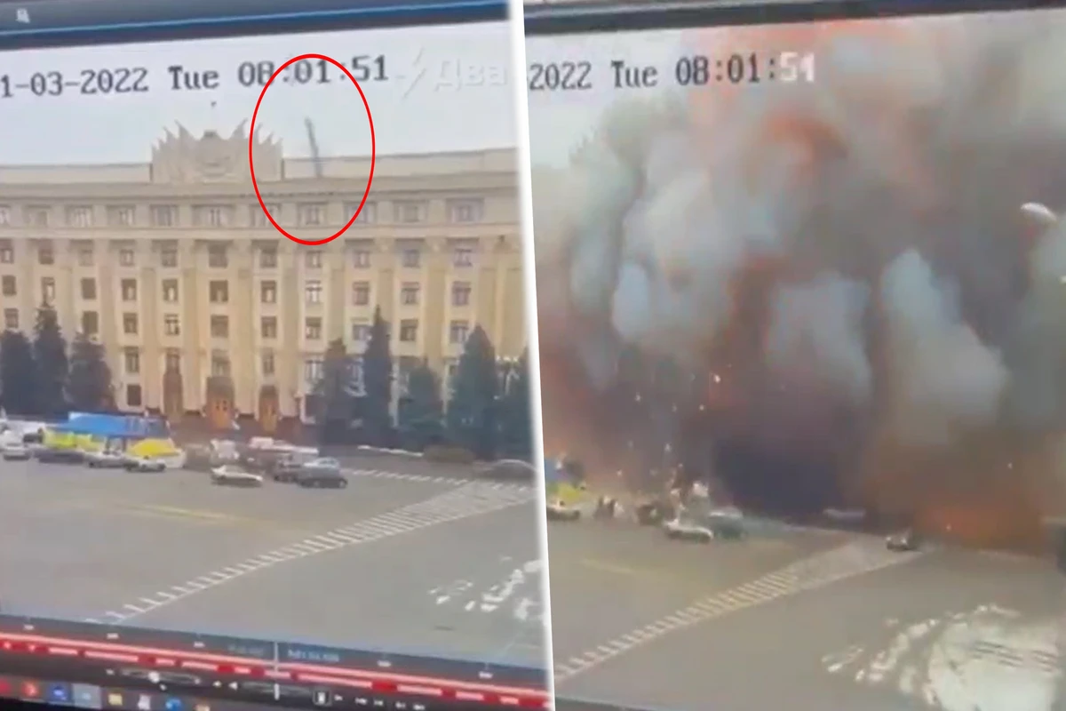 Мощный обстрел центра Харькова: бьют ракетами - ВИДЕО