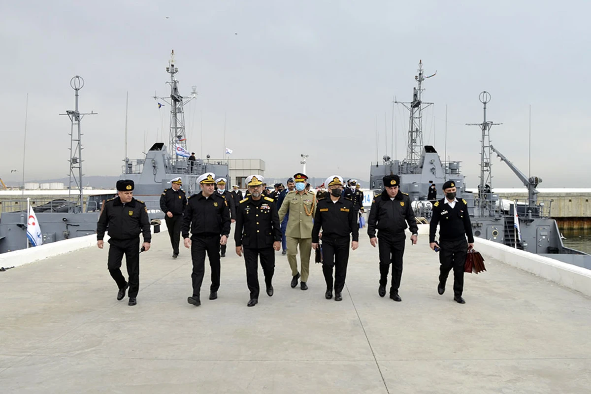 Pakistanın nümayəndə heyəti Azərbaycan Hərbi Dəniz Qüvvələrində olub