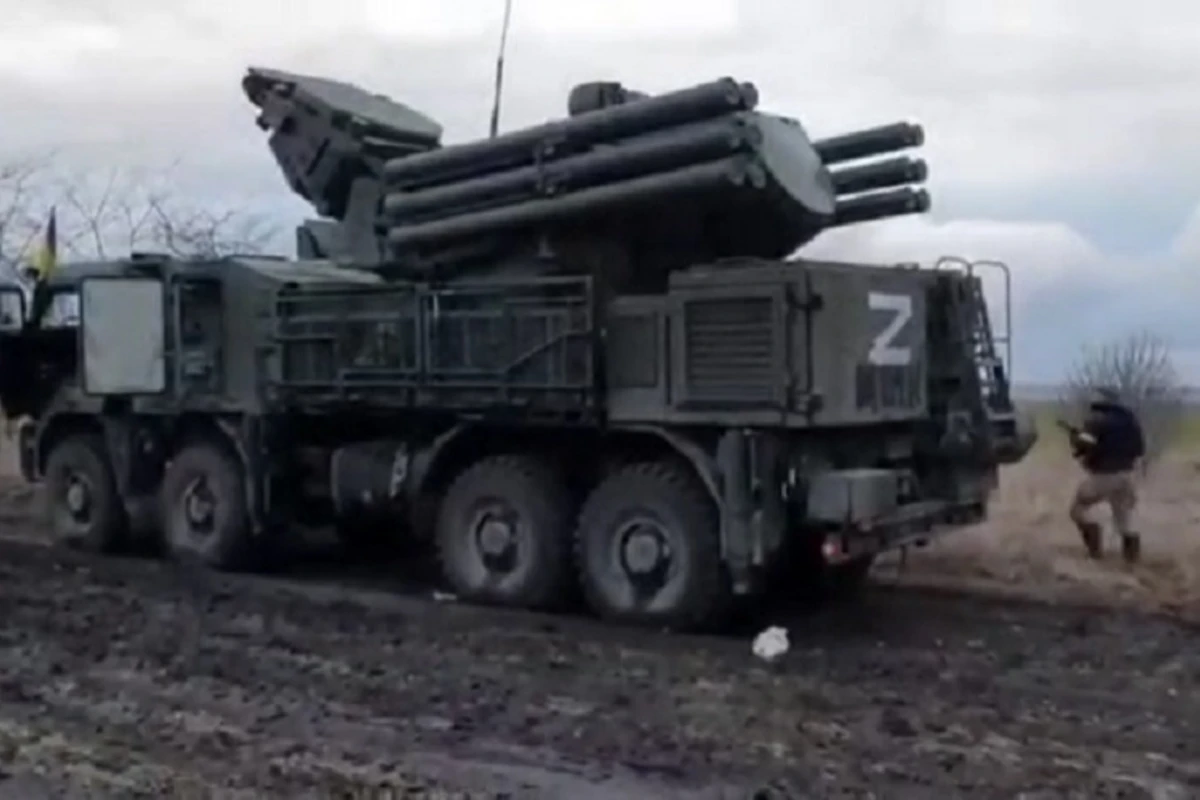 Ukrayna Rusiyanın daha bir Pantsir-S1ni ələ keçirdi - VİDEO