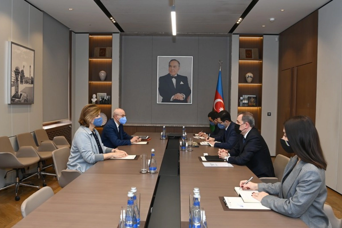 Ceyhun Bayramov BMT-nin Kapitalın inkişafı fondunun icraçı direktoru ilə görüşüb - FOTO