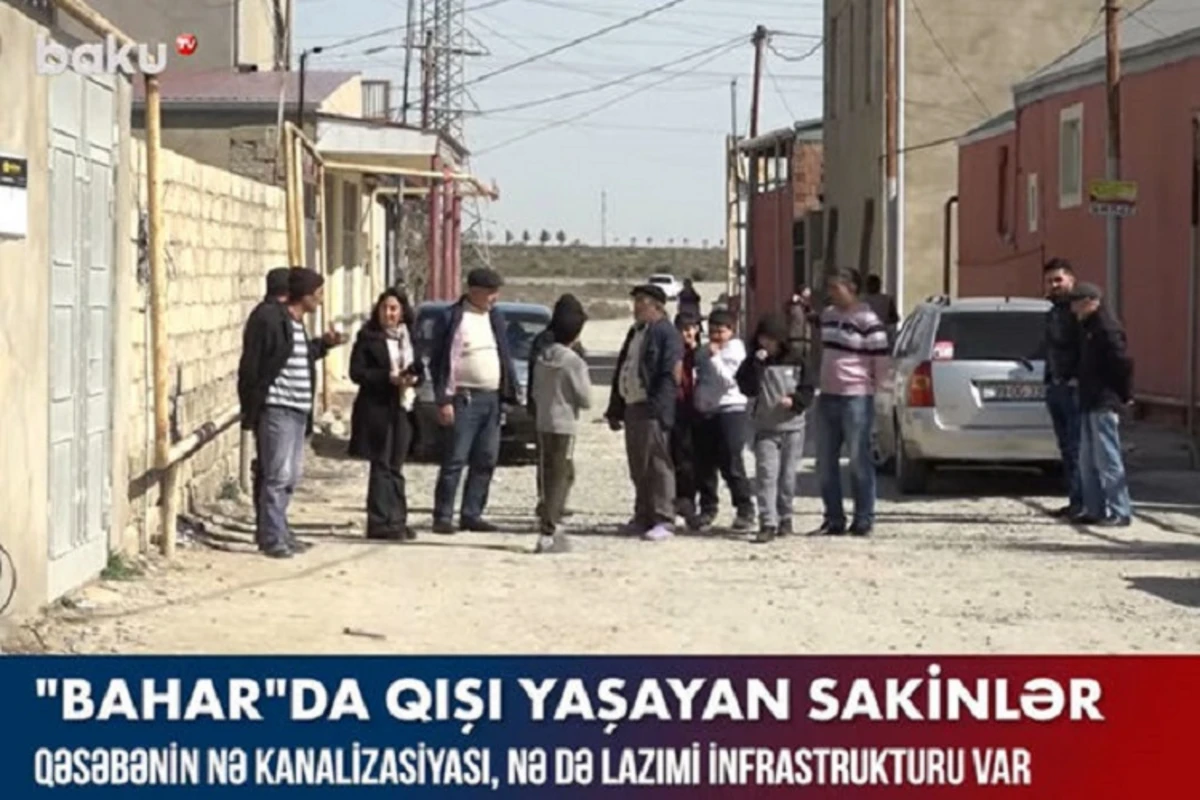 Baharda qışı yaşayan sakinlər – VİDEO