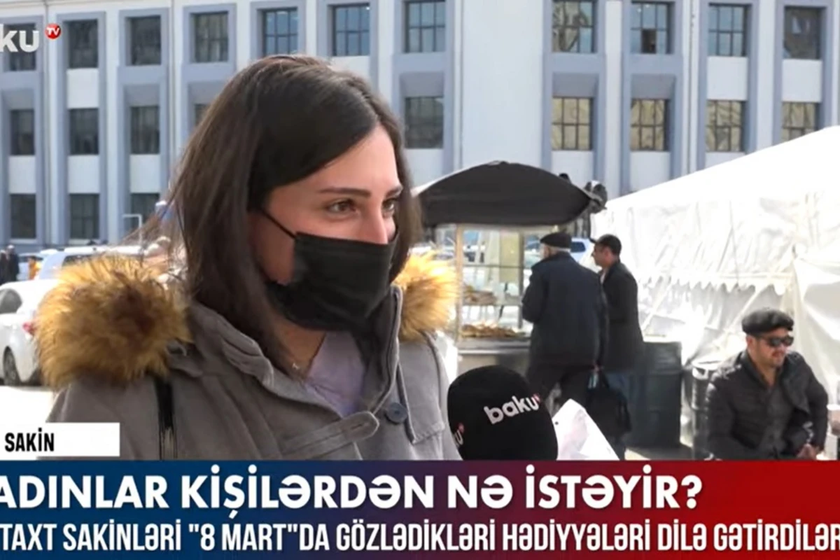 Bakıda bayram ab-havası: Qadınlar kişilərdən nə gözləyir? - VİDEO