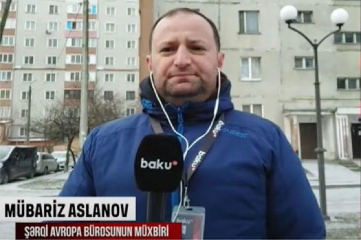 Корреспондент Baku TV в Киеве отмечает свой день рождения - ВИДЕО