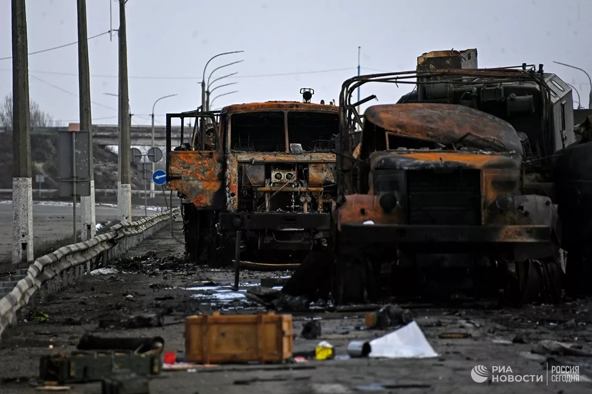 Российские военные взяли под контроль всю Херсонскую область