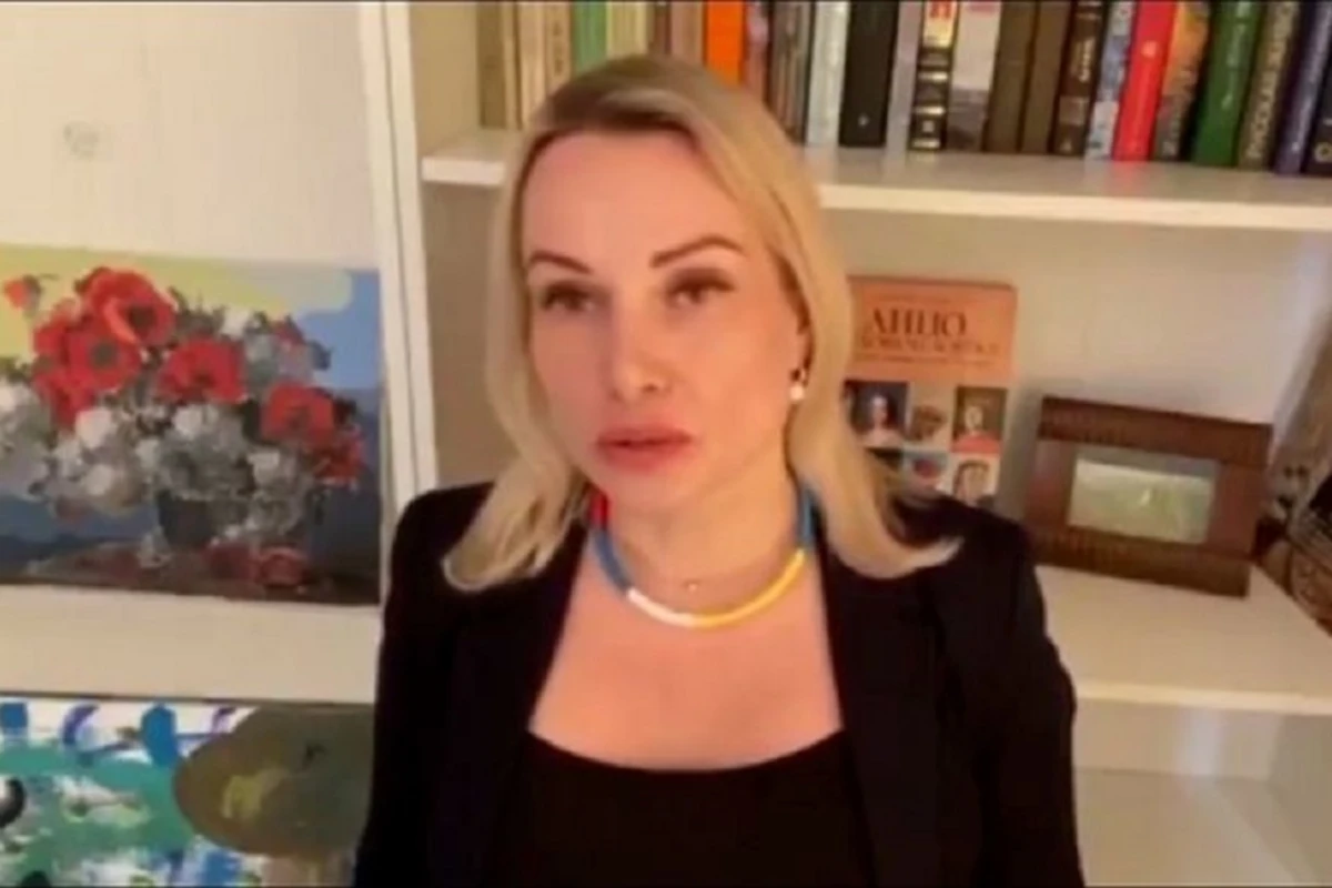 Оштрафована Марина Овсянникова, выразившая протест против войны в Украине на Первом канале