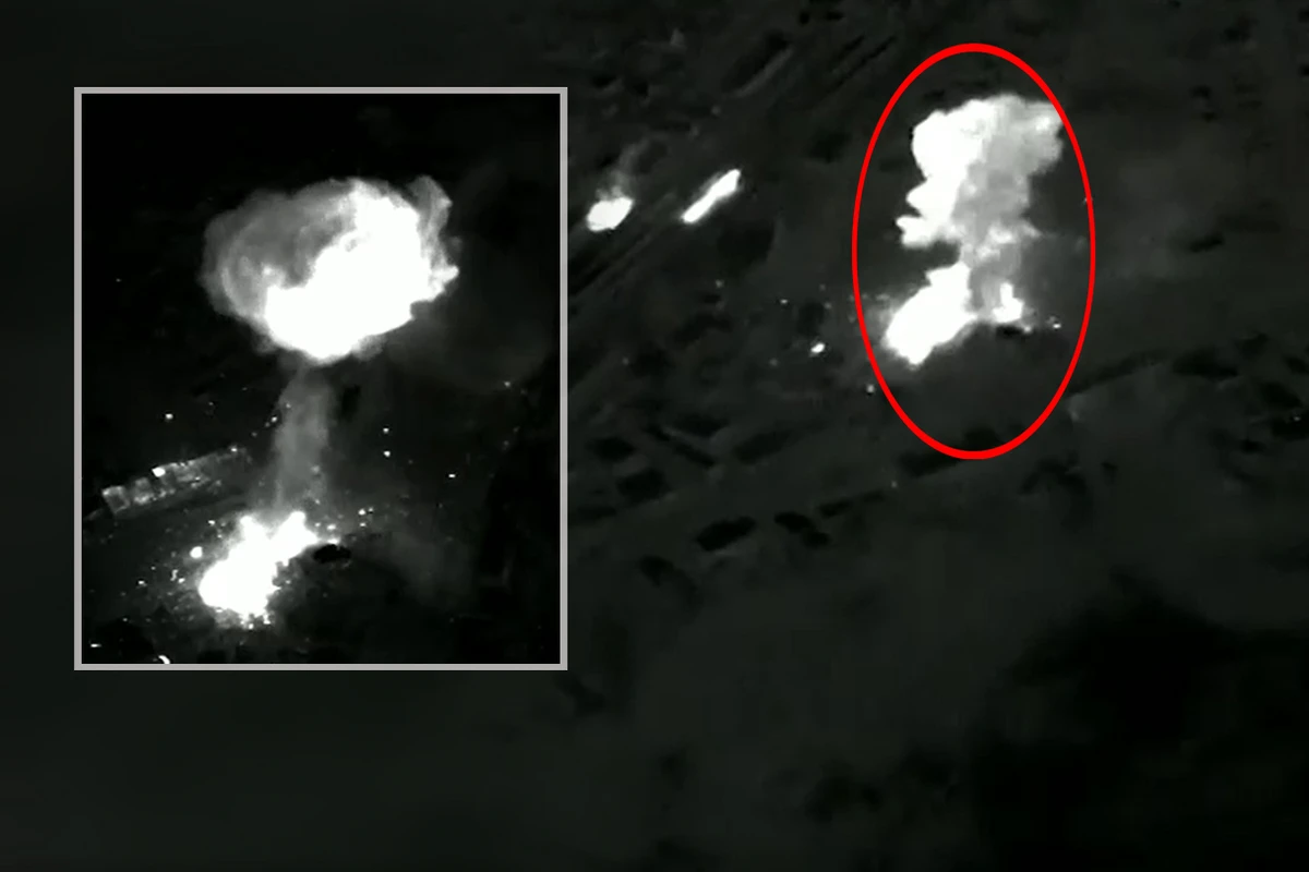 Ukrayna PUA-sı rusların haubitsa diviziyasını vurub - VİDEO