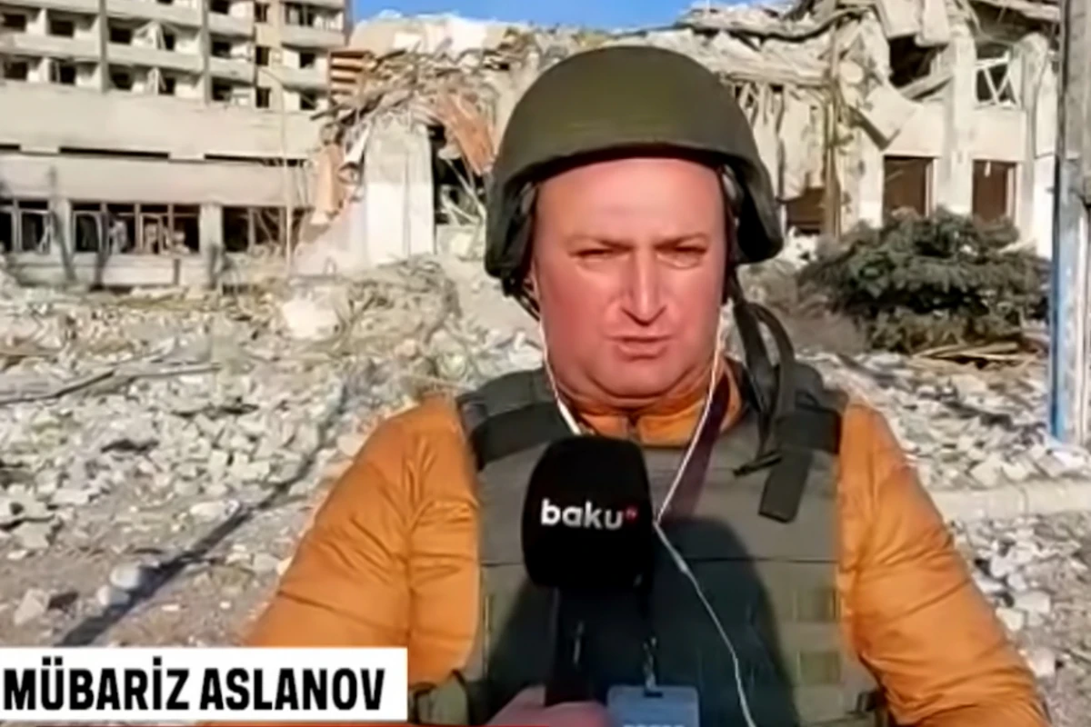 BAKU.TV əməkdaşı Ukraynadan xəbər verir - VİDEO