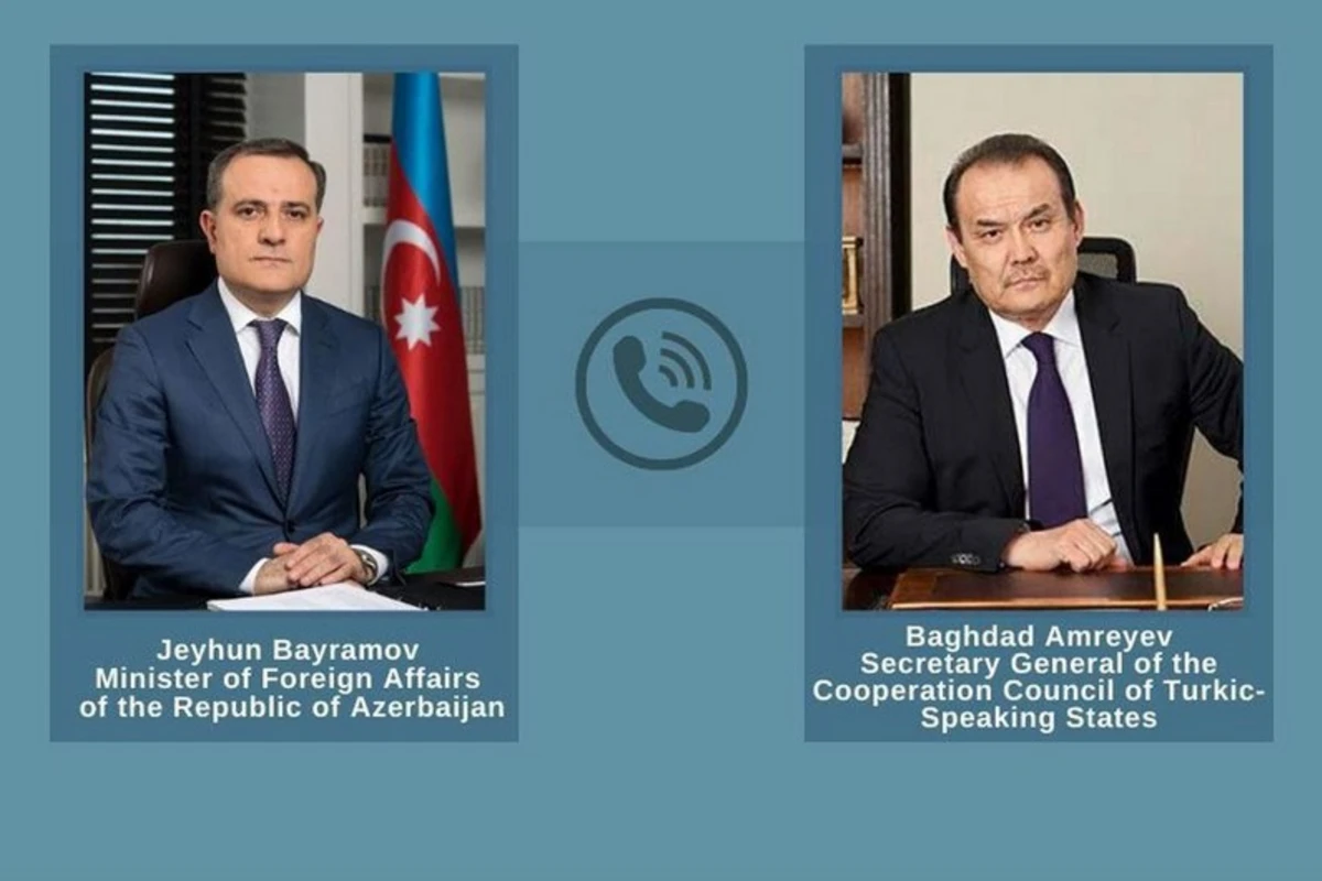 Ceyhun Bayramov Türk Dövlətləri Təşkilatının Baş katibi ilə telefonla danışıb