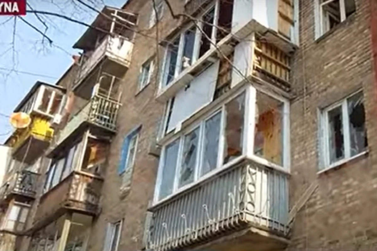 Ukraynanın bombalanmış Nivki rayonu - VİDEO