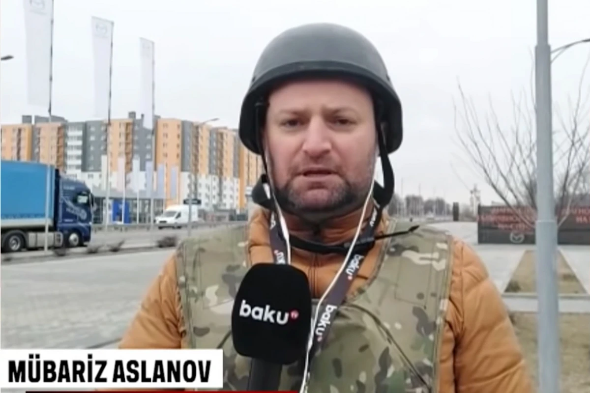 Baku TV əməkdaşı Ukraynadan xəbər verir - VİDEO