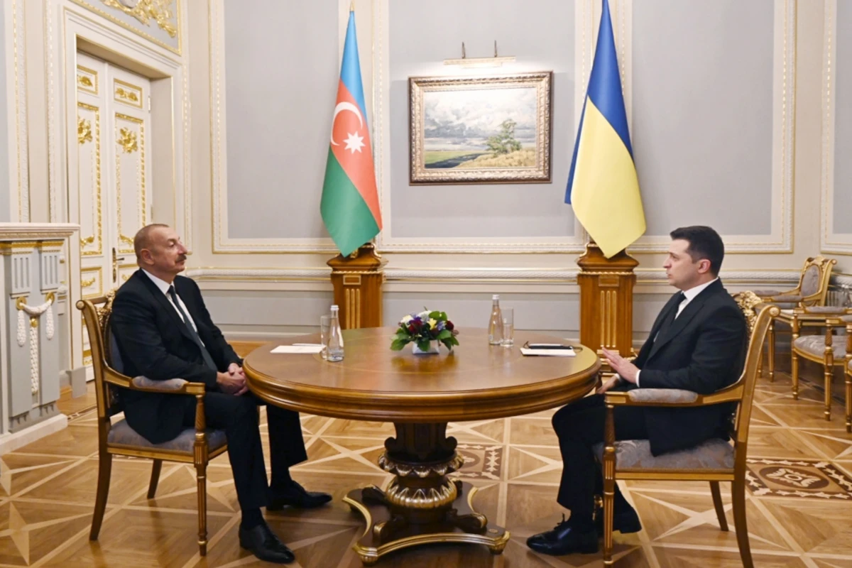Ukrayna prezidenti Azərbaycan prezidentinə zəng etdi