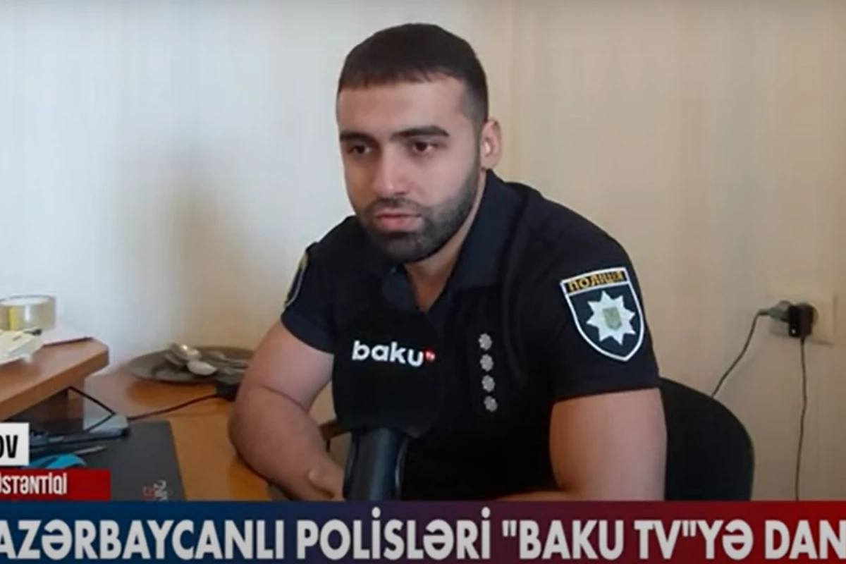 Kiyevin azərbaycanlı polisləri BAKU TV-yə danışdılar - VİDEO