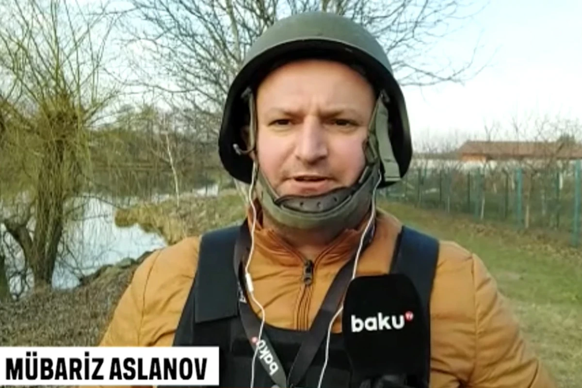 Baku TV əməkdaşı Ukraynadan xəbər verir - VİDEO