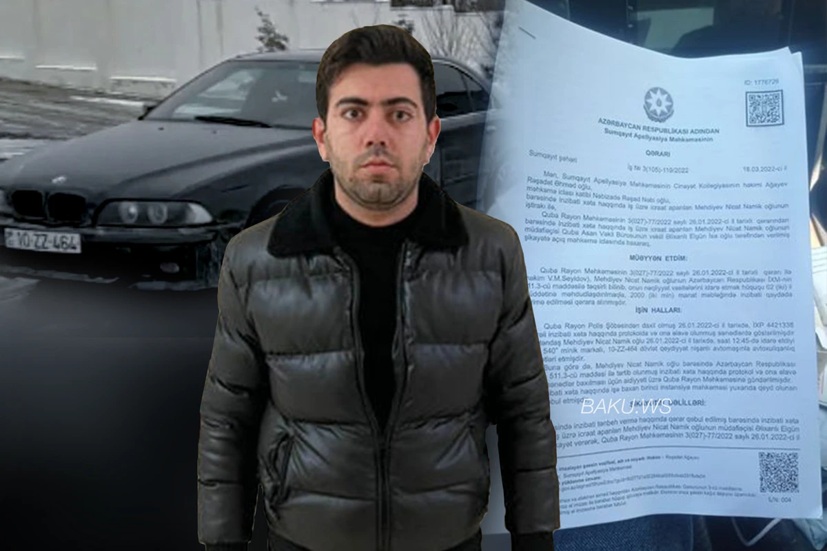 Polisin cərimələdiyi “avtoş” məhkəmədə qalib gəldi - FOTO