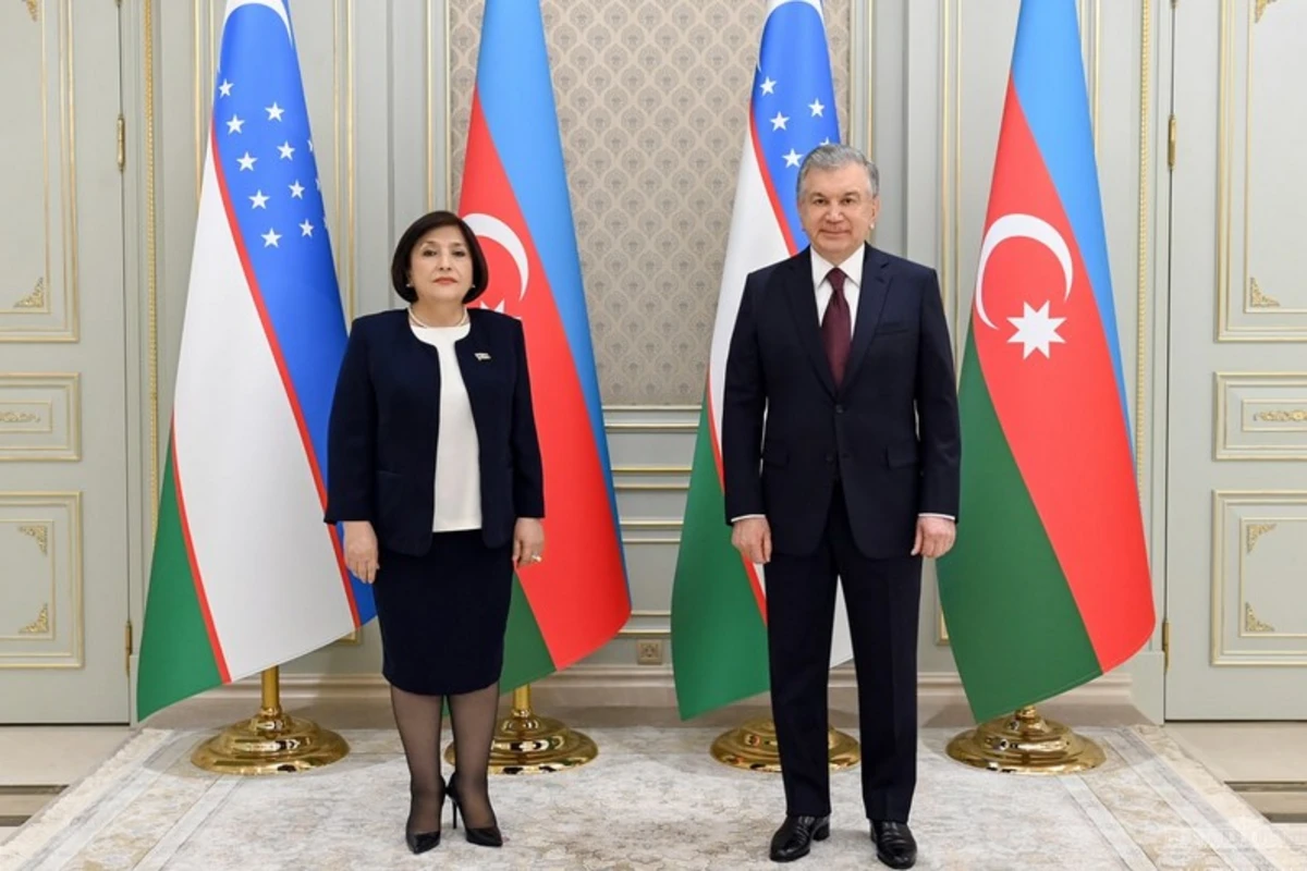 Şavkat Mirziyoyev Sahibə Qafarova ilə görüşdü