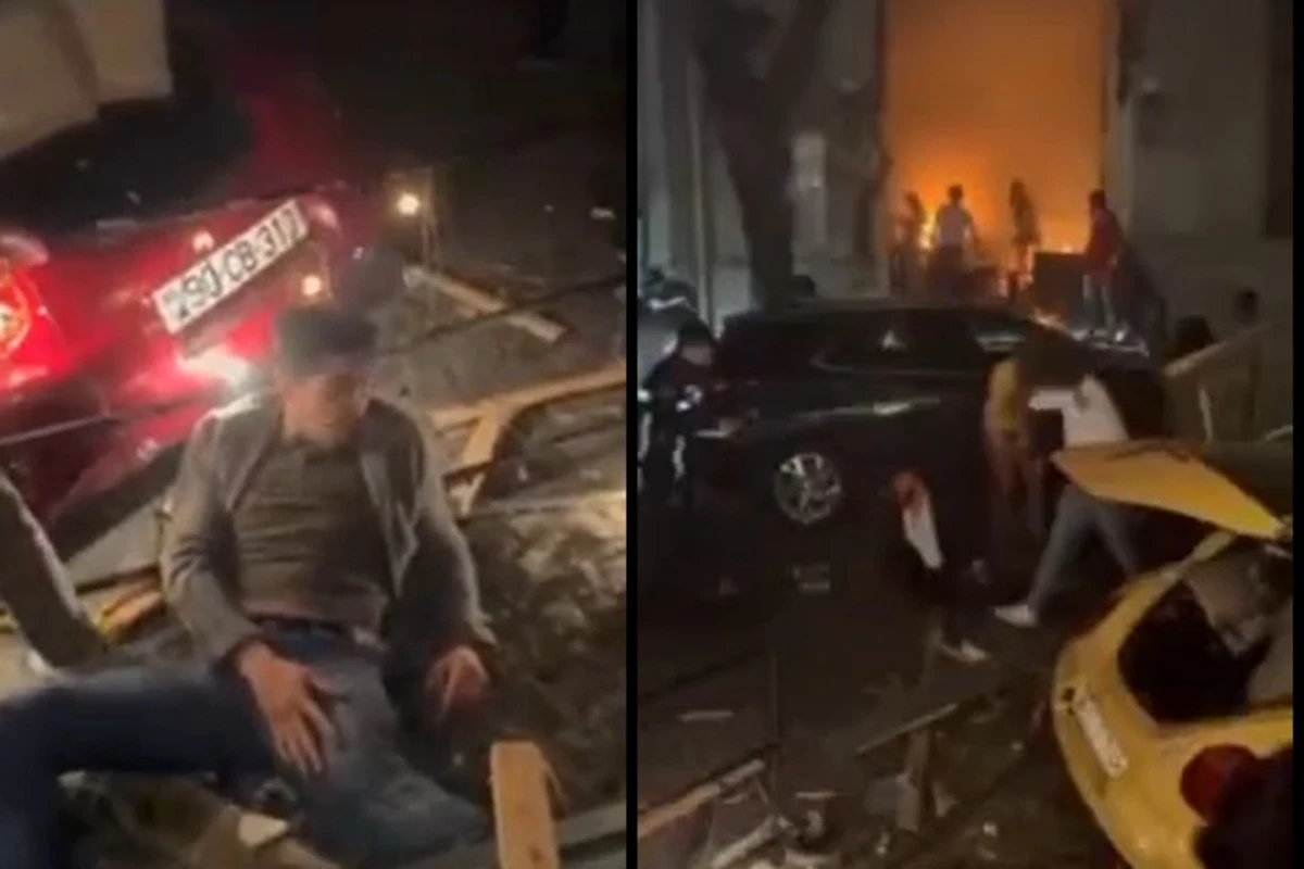 СТРАШНЫЕ КАДРЫ после взрыва в ночном клубе в Баку - ВИДЕО