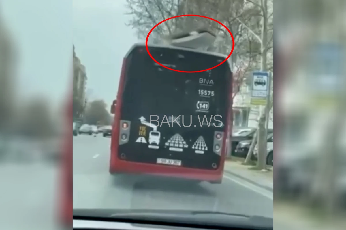 “BakuBus” sürücüsü insanların həyatını təhlükəyə atdı - YENİLƏNİB - RƏSMİ AÇIQLAMA - VİDEO