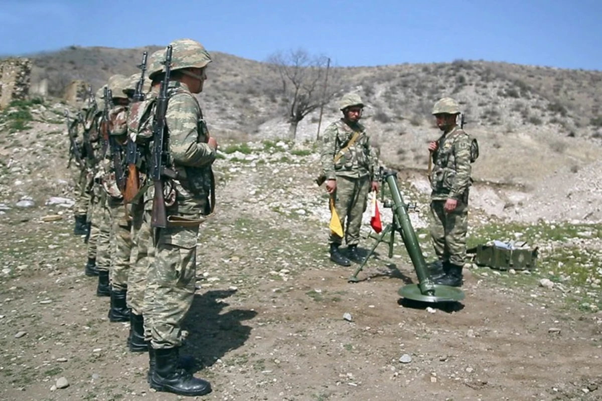 Müdafiə Nazirliyi azad edilmiş ərazilərdə artilleriyaçıların hazırlığı ilə bağlı məlumat yayıb