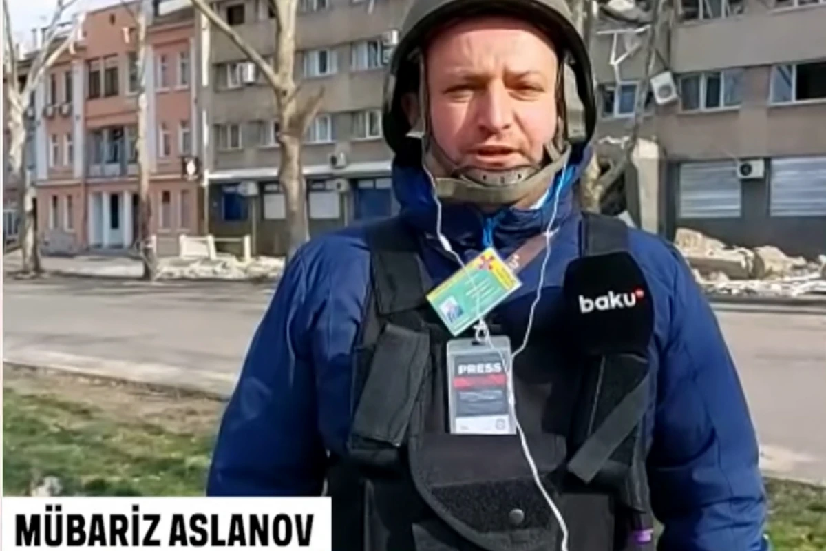 BAKU.TV əməkdaşı Ukraynadan xəbər verir - VİDEO