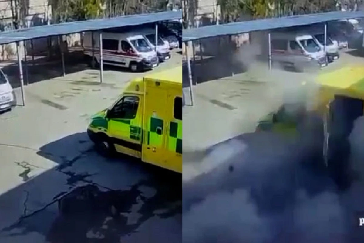 Распространились кадры удара по детской больнице в Николаеве - ВИДЕО