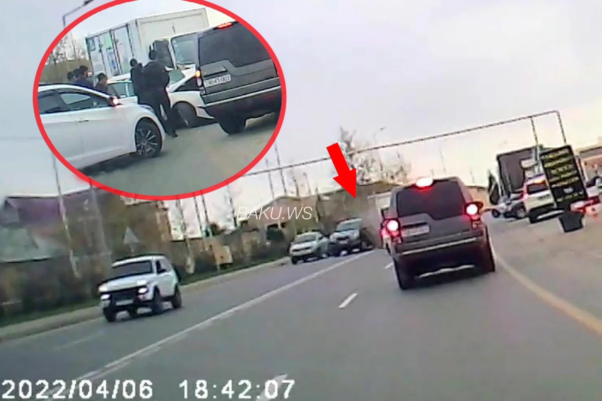 Цепная авария в Абшероне - ВИДЕО